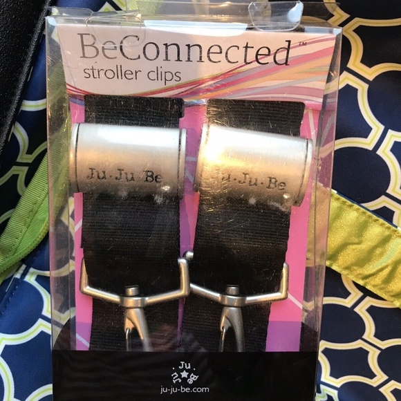 Ju-Ju-Be Classic Be Prepared Diaper Bag in Royal Envy Print with Stroller clasps - Picture 10 of 13